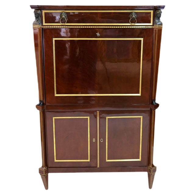 Empire Secretaire, France, 1790s For Sale
