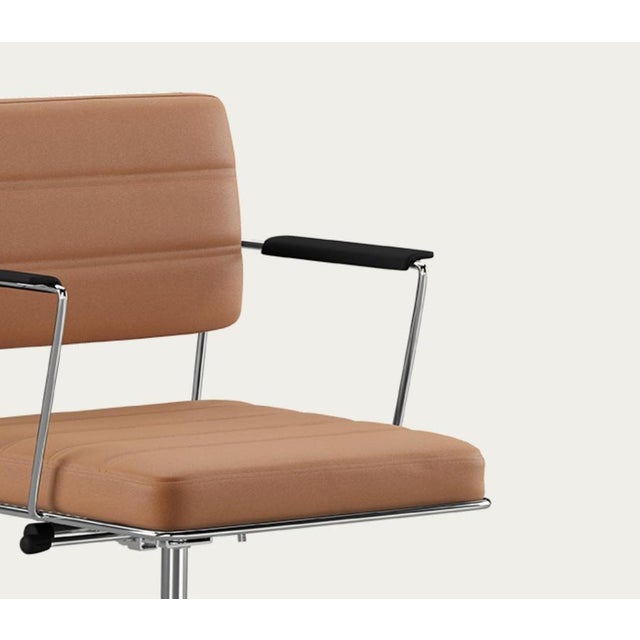 Henrik Tengler Time Chair Frame: Chrome, Upholstery: Silt for One Collection For Sale - Image 9 of 13