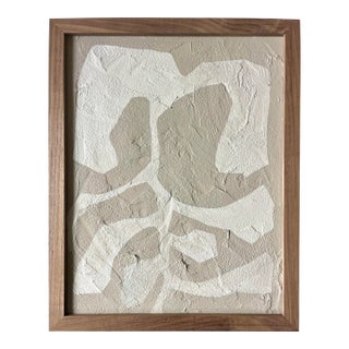 2026 "Giovanna" Contemporary Abstract Botanical Painting on Canvas by Artist r.k. Red For Sale