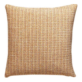 The House of Scalamandré Highland Chenille Pillow, Sunset For Sale