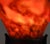 Burnt Orange French Art Deco Incense Burner Night Lamp by Robj Daum - 1925 France For Sale - Image 8 of 11