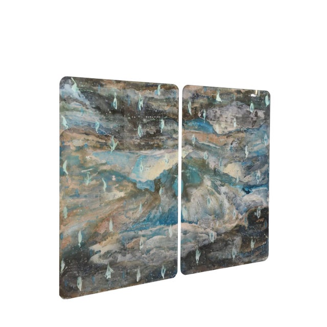 This stunning and amazing mixed-media work of art by artist and painter Robert Bery changes in forms and landscape as you...