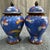 Pair of Small Chinese Cloisonné Enamel Dragon & Phoenix Jars With Lids - 8" Tall For Sale - Image 4 of 6
