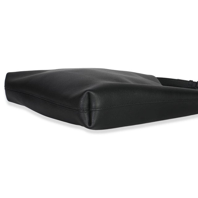 Animal Skin Black Leather Bold Hobo For Sale - Image 7 of 9