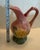 Vintage Hull Art Pottery Magnolia Matte Pink and Blue Ewer Pitcher #14 For Sale - Image 4 of 5