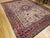 Ivory Antique Persian Kerman Lavar Rug, Hand-Knotted Wool, Floral Pattern, Ivory & Crimson, 9x12 For Sale - Image 8 of 10