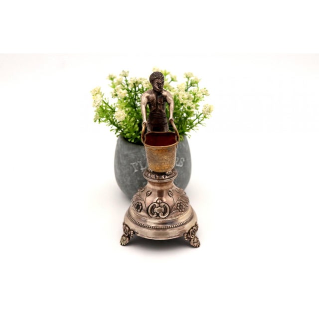 Silver Toothpick Holder For Sale - Image 6 of 6