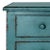 Modern Three Drawer Storage Chest in Distressed Blue For Sale - Image 3 of 5