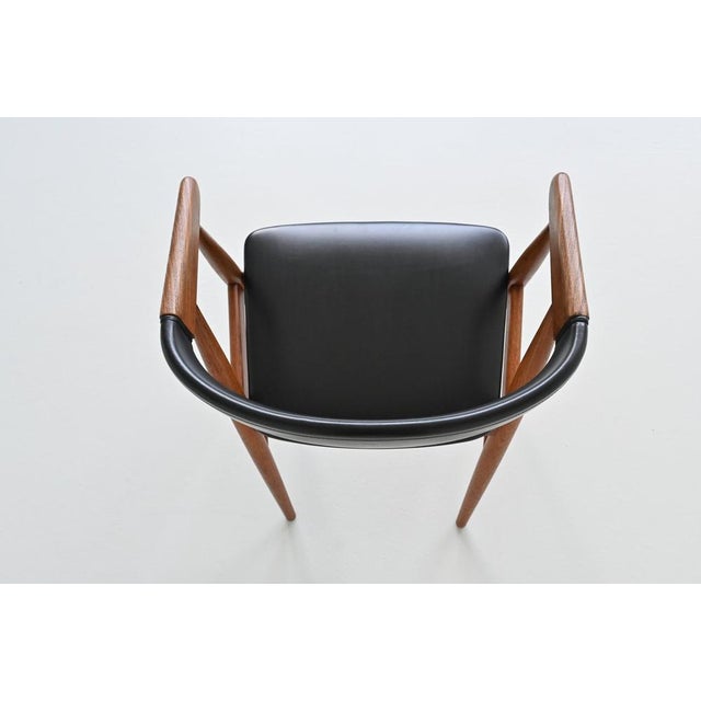 Dining Chairs in Teak by Ejnar Larsen & Aksel Bender, Set of 4 For Sale - Image 17 of 18
