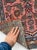 Antique Hamadan Rug in Coral Pink & Sky Blue 2 7 X 3 4 For Sale - Image 4 of 9