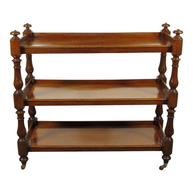 19th-Century William IV Mahogany Dumb Waiter For Sale