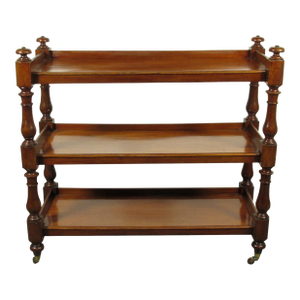 19th-Century William IV Mahogany Dumb Waiter