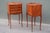 1960s Pair of French Louis XV Style Rosewood Side Tables Nightstands For Sale - Image 11 of 17