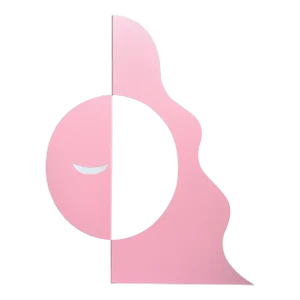 Gal Melnick, Pink Moon - Abstract Figurative Sculpture, 2021