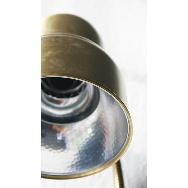 Mid-Century Modern Swedish Brass Wall Lamp by Ewå Belysning, 1960s For Sale - Image 3 of 6