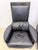 Umberto Asnago Black Leather Peggy Lounge Chairs for Georgetti, 1990s - A Pair For Sale - Image 12 of 18
