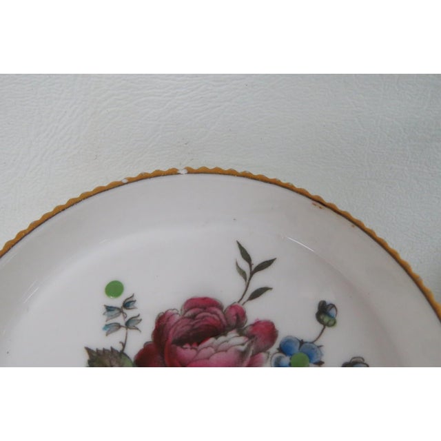 Late 20th Century Royal Worcester Fine Bone China Coasters 6pc Set G676 Hand Painted Florals For Sale - Image 12 of 14