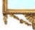 Antique Italian Carved Wood Parcel Gilt Neoclassical Urn Wall Mirror For Sale - Image 10 of 10