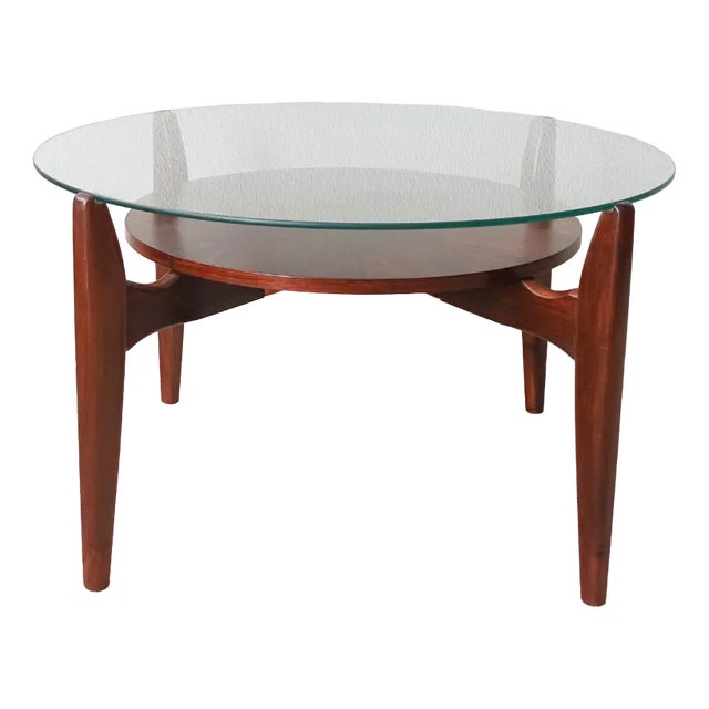 Round Coffee Table attributed to Wilhelm Renz, 1960s For Sale
