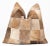 Farmhouse Canvello Genuine Cowhide Leather Decorative Throw Pillows With Feather Down Insert Included- Set of 2 For Sale - Image 3 of 7