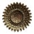 1950s Weiss Brooch Gold Starburst Diamanté Pavé Pin For Sale