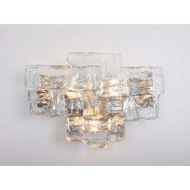 Large Vintage Murano Wall Light from Kalmar, Austria, 1960s For Sale - Image 6 of 13