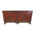 Deep Reddish Brown Antique Chinese Sideboard Buffet Cabinet For Sale