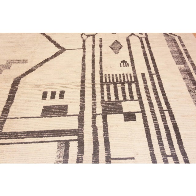 Early 21st Century Nazmiyal Collection Abstract Modern Area Rug For Sale - Image 5 of 8