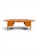 A striking French Art Deco desk dating to the 1920s, featuring clean architectural lines, a warm wood finish, and a finely...