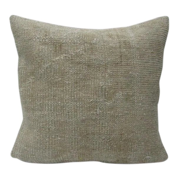 Turkish Beige Handmade Pillow Cover For Sale