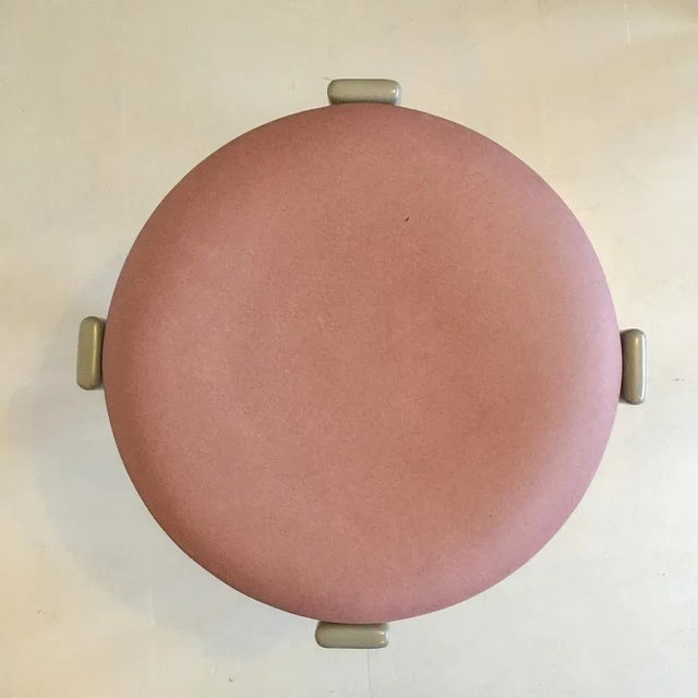 1970s Pink Stool attributed to Bruno Rey for Dietiker, Switzerland, 1970s For Sale - Image 5 of 8
