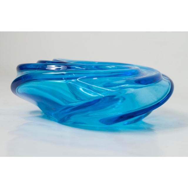 Glass Handmade Swirl Murano Glass Candleholder by Vistosi, 2014 For Sale - Image 7 of 18