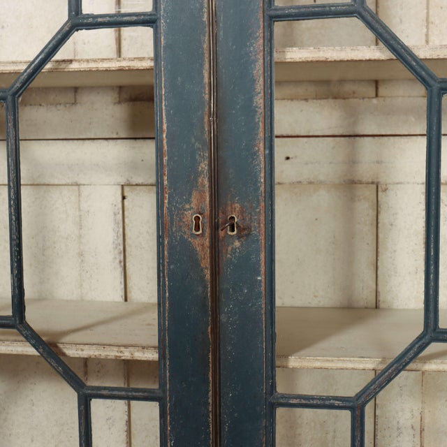 English Glazed Bookcase, 18th Century For Sale - Image 6 of 9