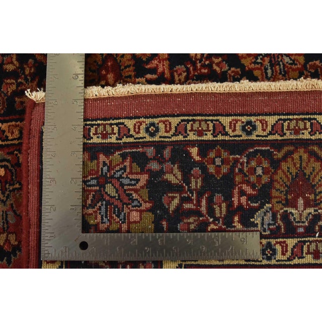 Fine Sarouk Rug 3′ X 5′ Pink Wool Traditional Hand-Knotted Oriental Carpet For Sale - Image 12 of 12