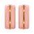 Italian Brass Wall Sconces with Pink Murano Glass Panels, Set of 2 For Sale - Image 11 of 11