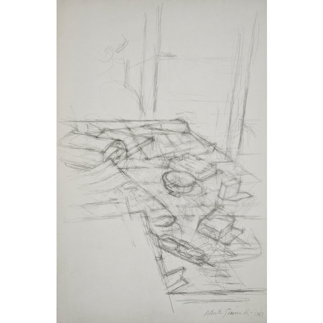 Artist: alberto giacometti (1901-1966), d'après title: "natura morta" (still life) year of ideation: 1959 year of print:...