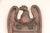 Folk Art Vintage Carved Wood Eagle Wall Plaque For Sale - Image 3 of 8