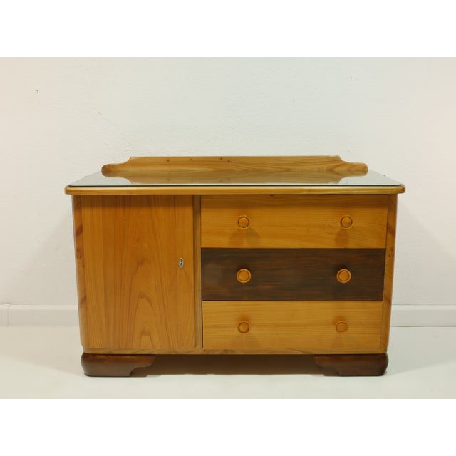 Mid-Century Modern Vintage German Chest of Drawers, 1950s For Sale - Image 3 of 16