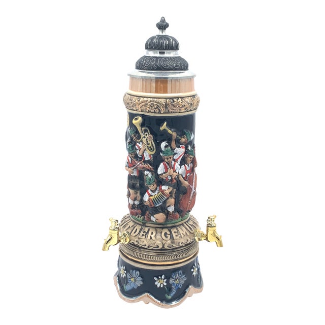 King Fest Krug Oompah Band Musical Beer Stein For Sale