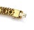 Mid 20th Century Mid 20th Century Multi-Gems 18k Yellow Gold Floral Link Bracelet For Sale - Image 5 of 5