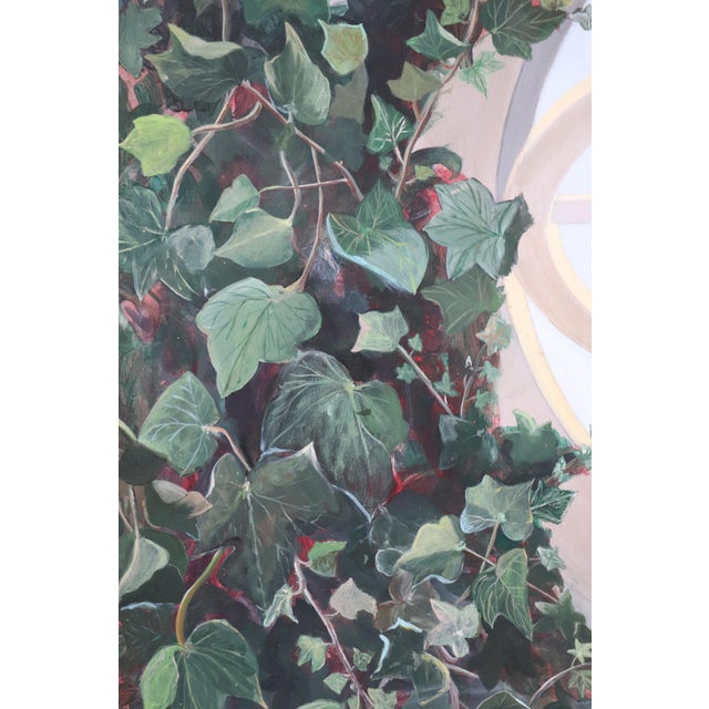 I. Grenier, Panoramic Trompe l'Oeil, 20th Century, Oil Painting on Canvas For Sale - Image 10 of 12
