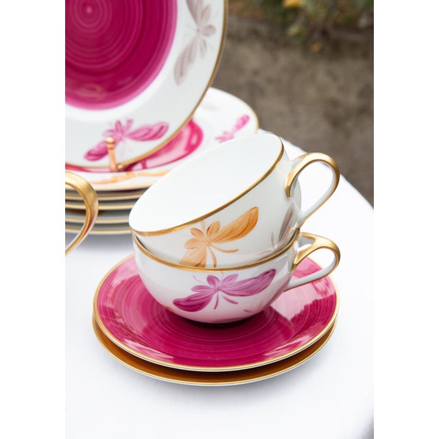 The set consists of the following 20 pieces in PERFECT CONDITION, without wear, like new: 6 teacups, 9.5 cm diameter, 6 cm...