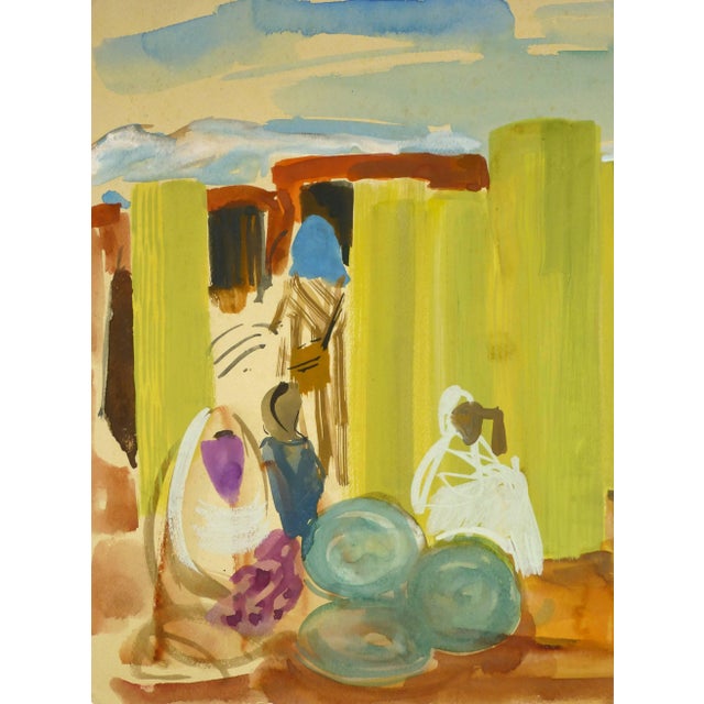 Stephane Magnard, African Women in Market For Sale