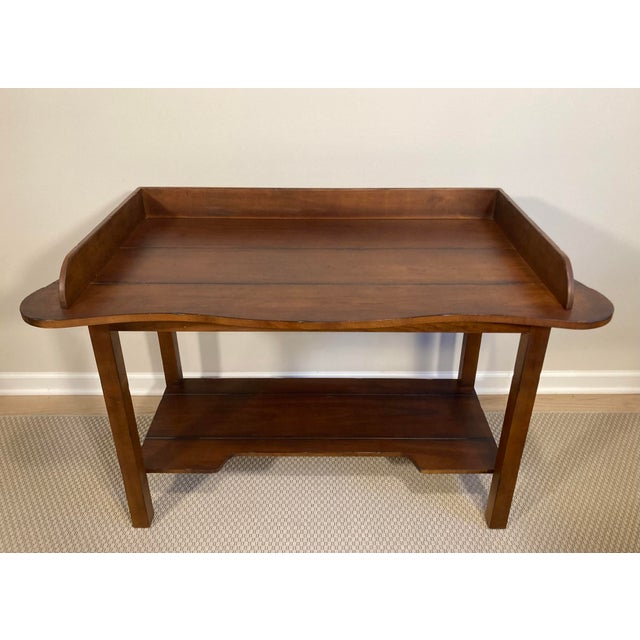 Farmhouse 1990s Early American Style Mount Vernon Butler's Station Table For Sale - Image 3 of 7