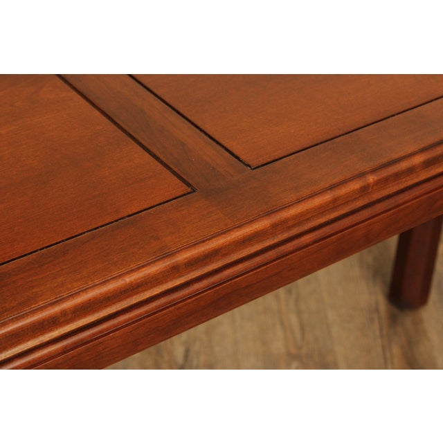 Brown Ethan Allen Canova Campaign Style Sofa Table For Sale - Image 8 of 12