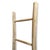 Organic Modern Teak Raw Wood Display Ladder For Sale - Image 4 of 4