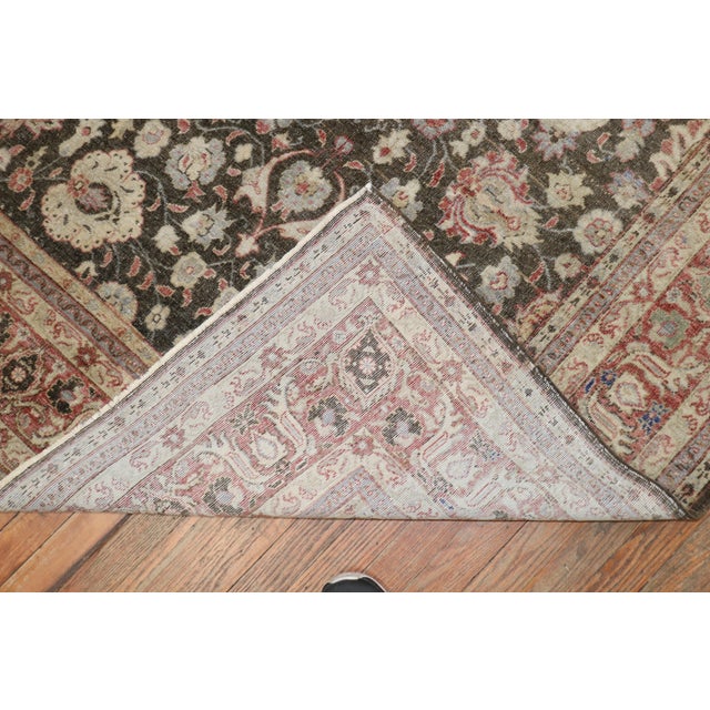 Mid 20th Century Brown Turkish Sivas Rug For Sale - Image 12 of 18