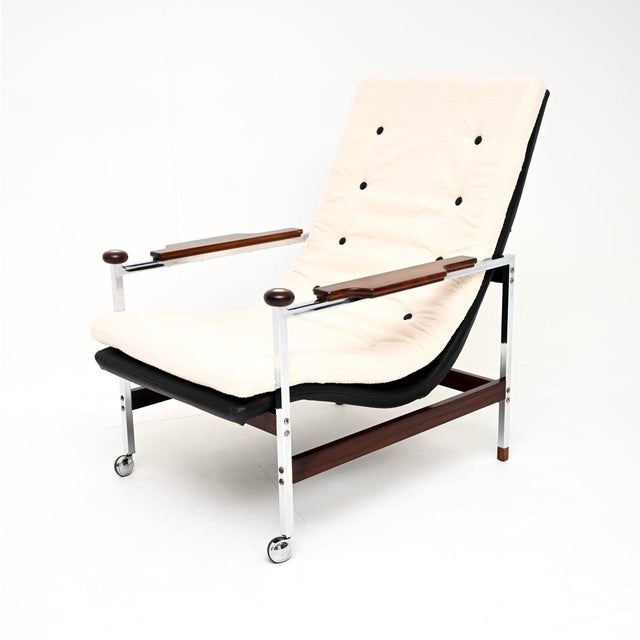 Mid-Century Modern Vintage Swedish Crown Lounge Chair by Eric Merthen, 1960 For Sale - Image 3 of 11
