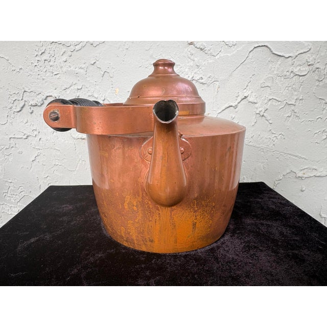 Vintage Finnish Copper Kettle by Rothberg Oy, Turku – 1.8l, Mid-20th Century Scandinavian Design For Sale In Orlando - Image 6 of 12
