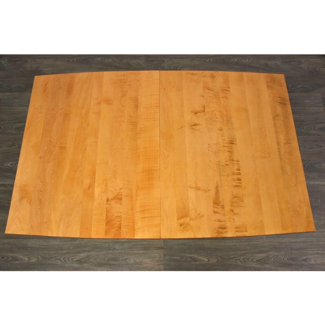 Brown 1960s Refinished Maple Dining Table by Paul McCobb For Sale - Image 8 of 11